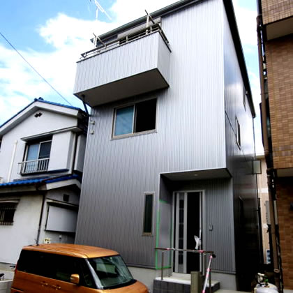 東京23区　倉沢工務店で作る注文住宅　スタッコ　高気密高断熱・しっくいの家プラン