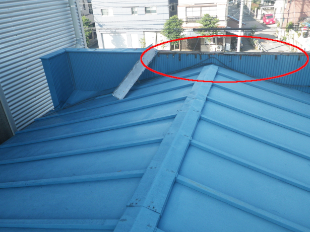 台風19号で被害にあった屋根の修理